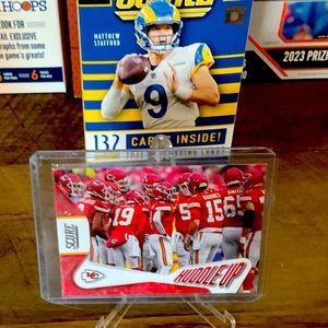 Patrick Mahomes II Kansas City Chiefs Huddle Up 2002 Panani Score Football Card